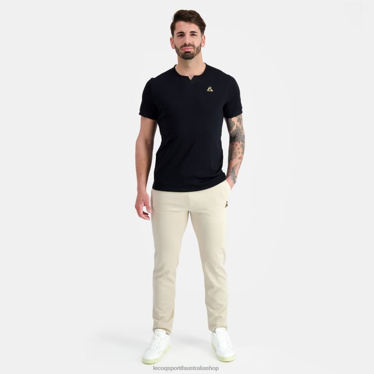 Clothing HVDBF155 Men Le Coq Sportif Fashion T-Shirt Black - Image 5