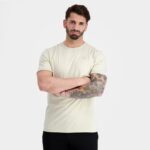 Clothing HVDBF156 Men Le Coq Sportif Fashion T-Shirt Brown