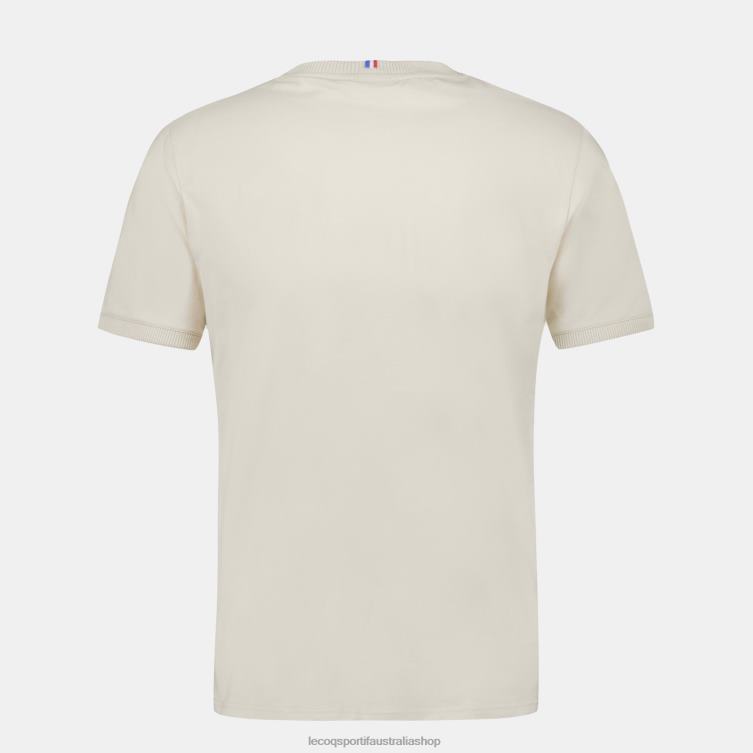 Clothing HVDBF156 Men Le Coq Sportif Fashion T-Shirt Brown - Image 3