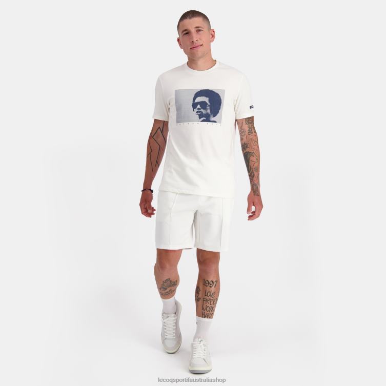 Clothing HVDBF159 Men Le Coq Sportif Fashion T-Shirt White - Image 3