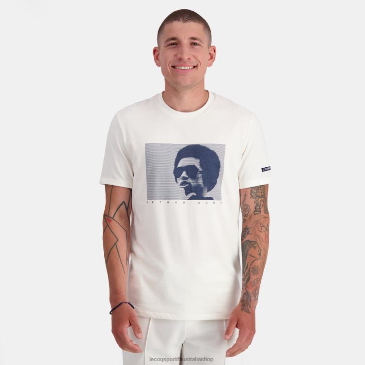 clothing_hvdbf159_men_le_coq_sportif_fashion_t_shirt_white.jpg Clothing HVDBF159 Men Le Coq Sportif Fashion T-Shirt White - Image 1
