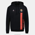 Clothing HVDBF15 Men Le Coq Sportif Hooded Sweatshirt Black - Image 2