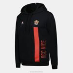 Clothing HVDBF15 Men Le Coq Sportif Hooded Sweatshirt Black - Image 6