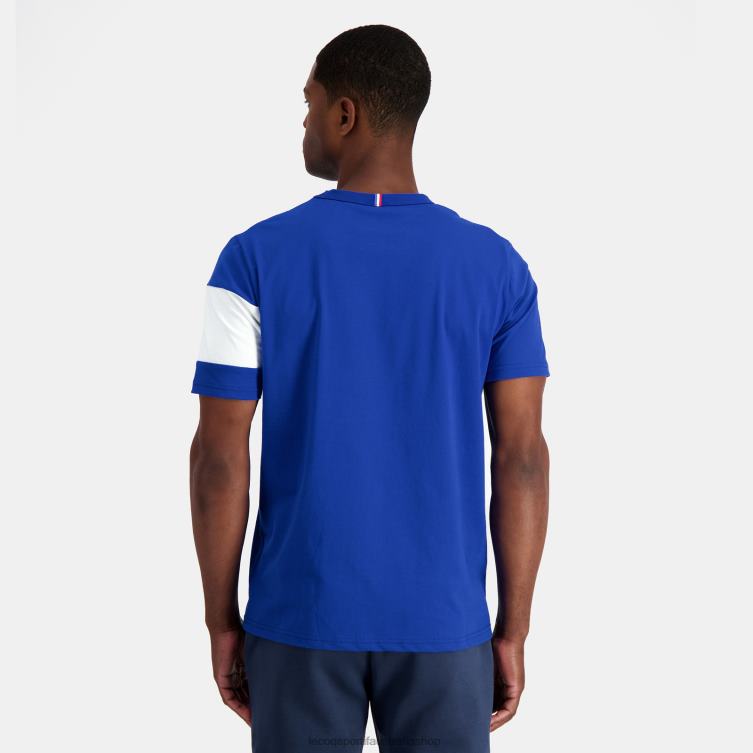 Clothing HVDBF161 Men Le Coq Sportif Fashion T-Shirt Blue - Image 4