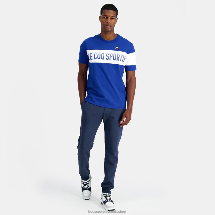Clothing HVDBF161 Men Le Coq Sportif Fashion T-Shirt Blue - Image 6
