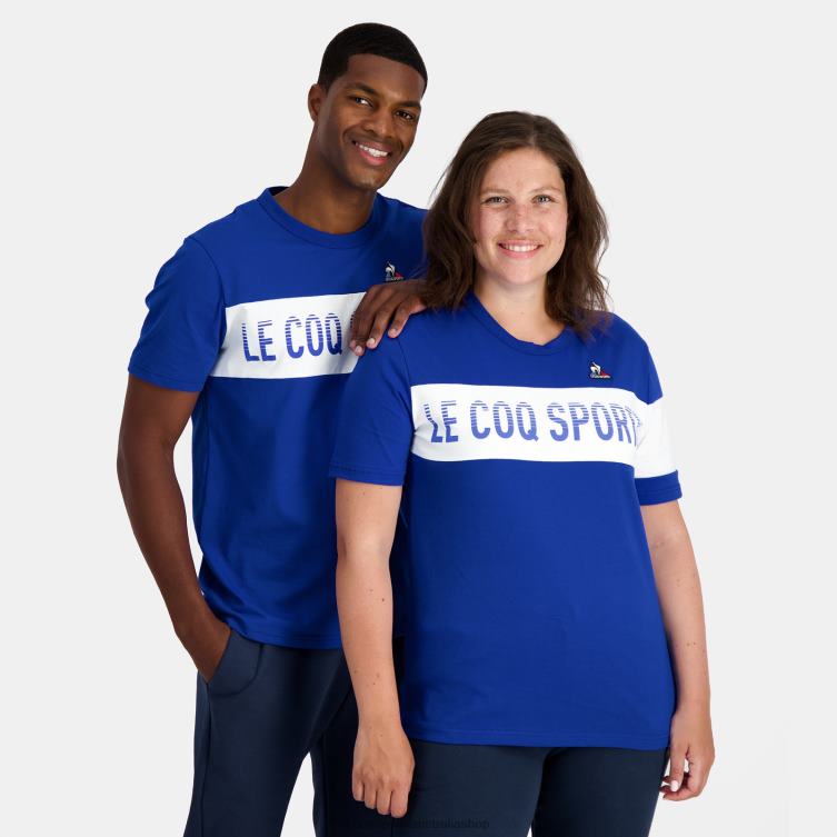 Clothing HVDBF161 Men Le Coq Sportif Fashion T-Shirt Blue - Image 1
