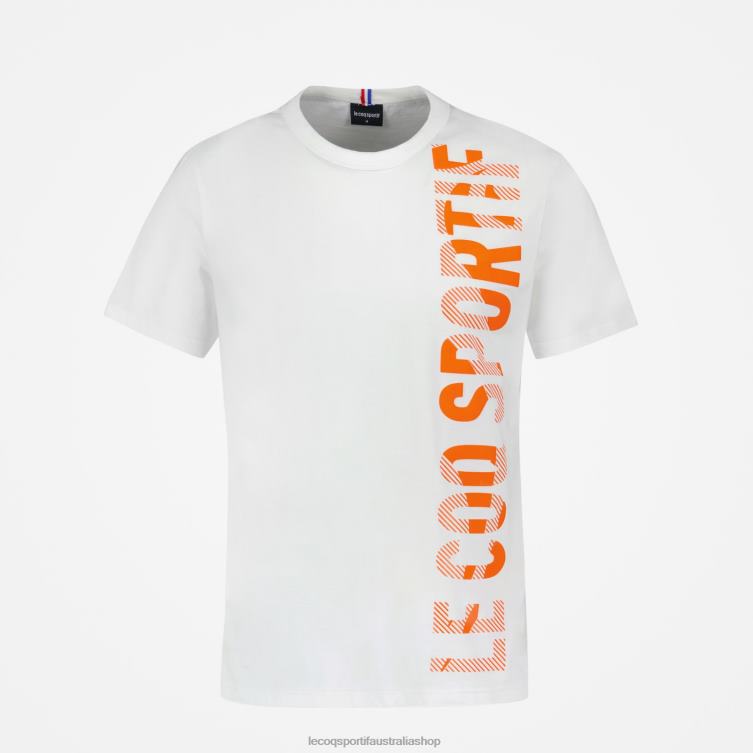 Clothing HVDBF162 Men Le Coq Sportif Fashion T-Shirt White - Image 2