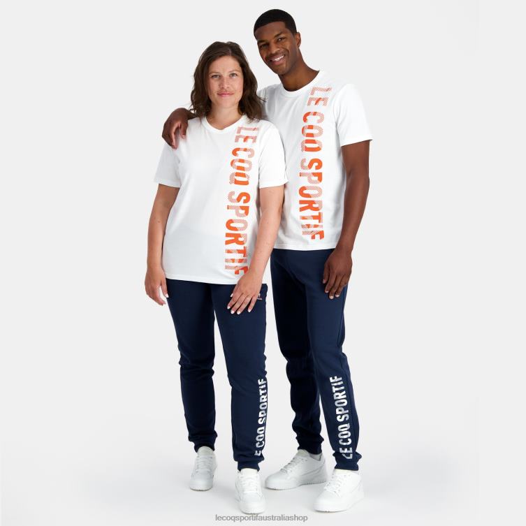 clothing_hvdbf162_men_le_coq_sportif_fashion_t_shirt_white.jpg Clothing HVDBF162 Men Le Coq Sportif Fashion T-Shirt White - Image 1