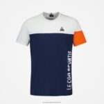 Clothing HVDBF163 Men Le Coq Sportif Fashion T-Shirt Blue - Image 2