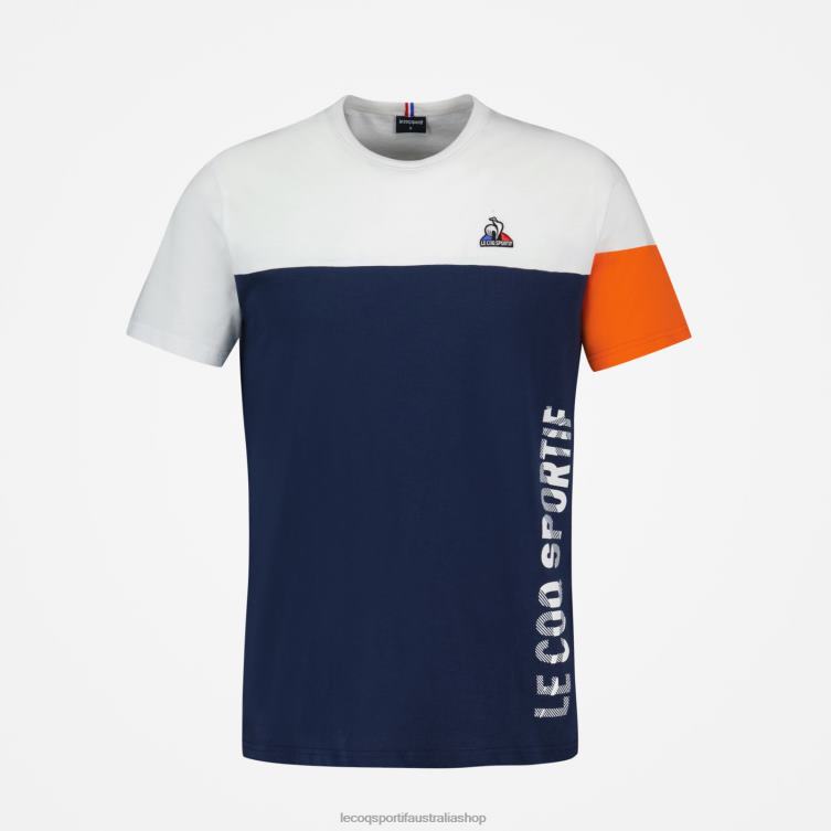 Clothing HVDBF163 Men Le Coq Sportif Fashion T-Shirt Blue - Image 2