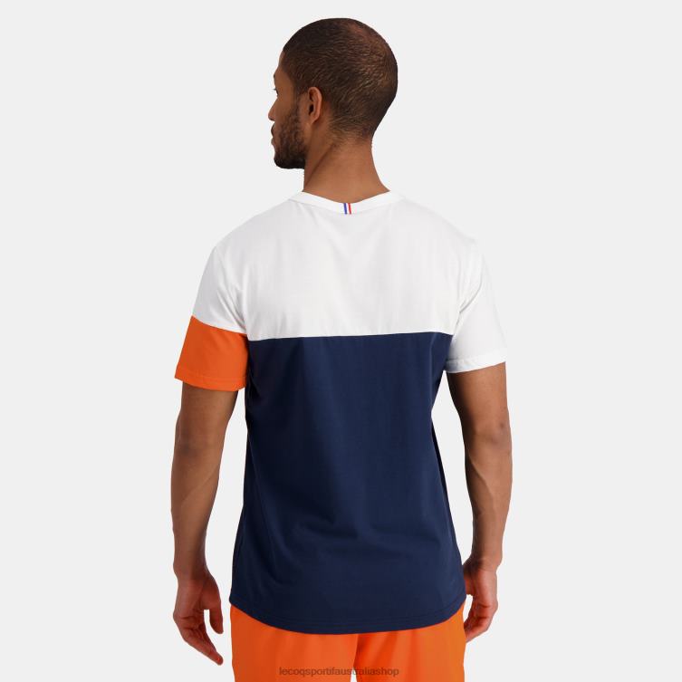 Clothing HVDBF163 Men Le Coq Sportif Fashion T-Shirt Blue - Image 4