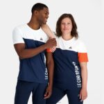 Clothing HVDBF163 Men Le Coq Sportif Fashion T-Shirt Blue - Image 5