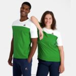 Clothing HVDBF164 Men Le Coq Sportif Fashion T-Shirt Green