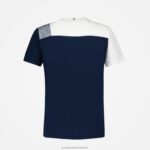 Clothing HVDBF167 Men Le Coq Sportif Fashion T-Shirt Blue - Image 3