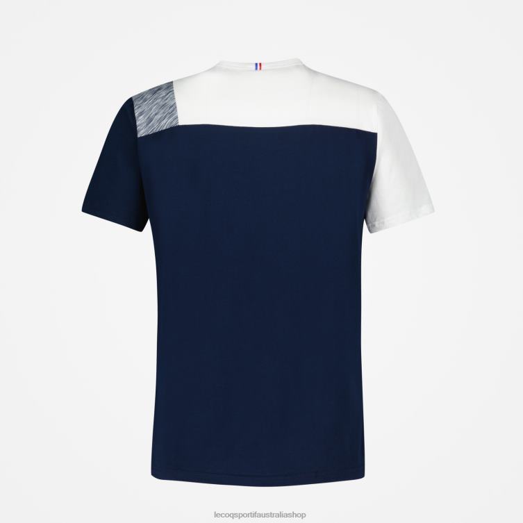 Clothing HVDBF167 Men Le Coq Sportif Fashion T-Shirt Blue - Image 3