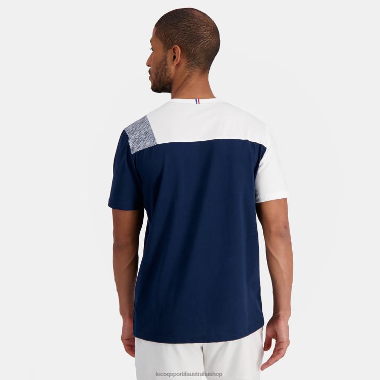 Clothing HVDBF167 Men Le Coq Sportif Fashion T-Shirt Blue - Image 4