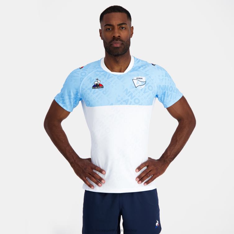 Clothing HVDBF168 Men Le Coq Sportif Fashion T-Shirt Blue - Image 1