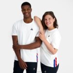 Clothing HVDBF170 Men Le Coq Sportif Fashion T-Shirt White