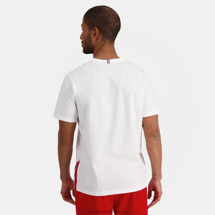 Clothing HVDBF170 Men Le Coq Sportif Fashion T-Shirt White - Image 4