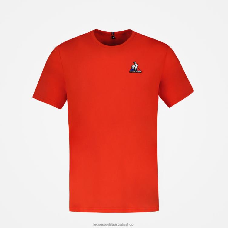 Clothing HVDBF171 Men Le Coq Sportif Fashion T-Shirt Red - Image 2