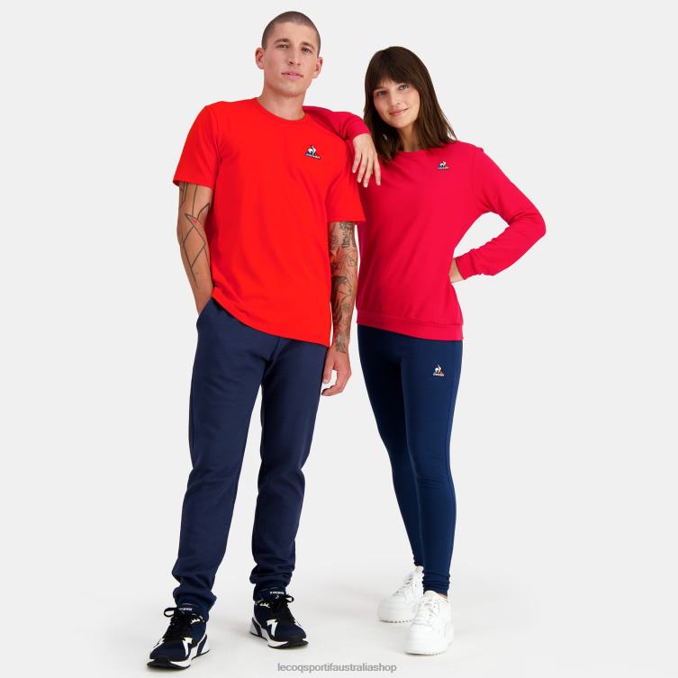 Clothing HVDBF171 Men Le Coq Sportif Fashion T-Shirt Red - Image 6
