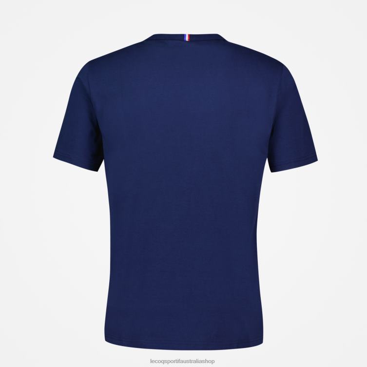 Clothing HVDBF172 Men Le Coq Sportif T-Shirt - France Rugby Blue - Image 3
