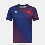 Clothing HVDBF173 Men Le Coq Sportif Prematch Jersey - Xv De France Blue - Image 2