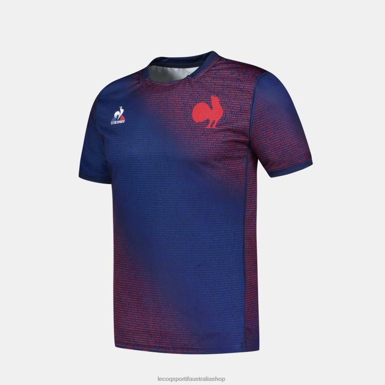 Clothing HVDBF173 Men Le Coq Sportif Prematch Jersey - Xv De France Blue - Image 6
