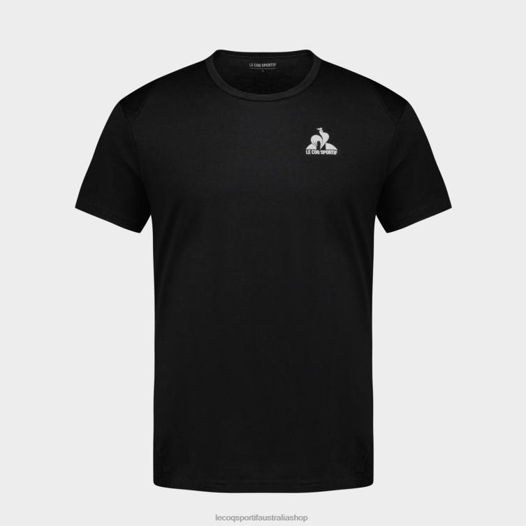 Clothing HVDBF174 Men Le Coq Sportif Fashion T-Shirt Black - Image 2