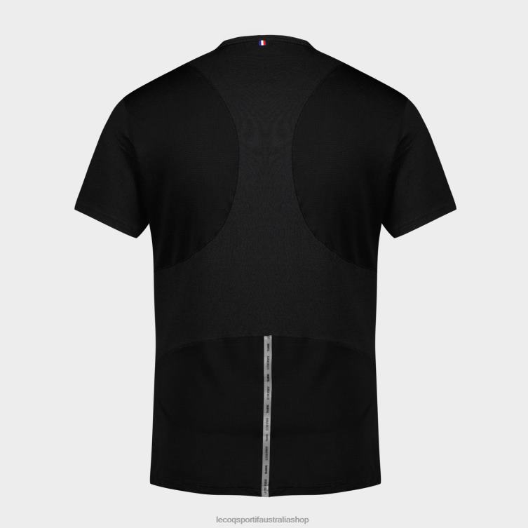 Clothing HVDBF174 Men Le Coq Sportif Fashion T-Shirt Black - Image 3