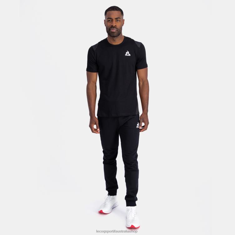 Clothing HVDBF174 Men Le Coq Sportif Fashion T-Shirt Black - Image 5