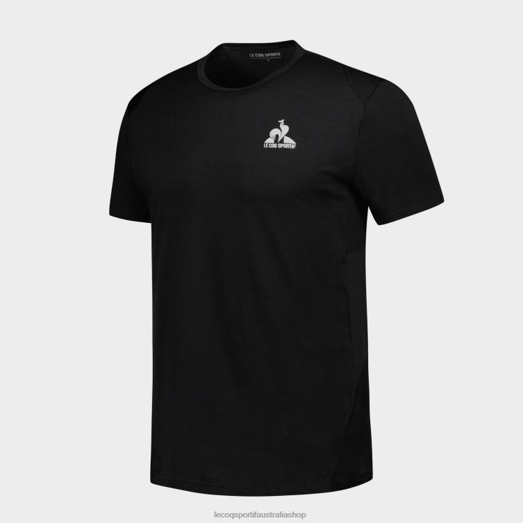 Clothing HVDBF174 Men Le Coq Sportif Fashion T-Shirt Black - Image 6