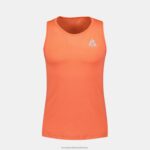 Clothing HVDBF175 Men Le Coq Sportif Vest Top Orange - Image 2