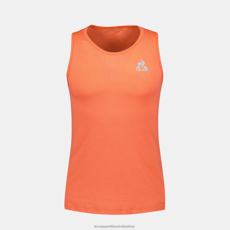 Clothing HVDBF175 Men Le Coq Sportif Vest Top Orange - Image 2
