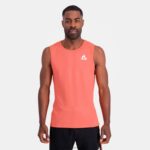 Clothing HVDBF175 Men Le Coq Sportif Vest Top Orange