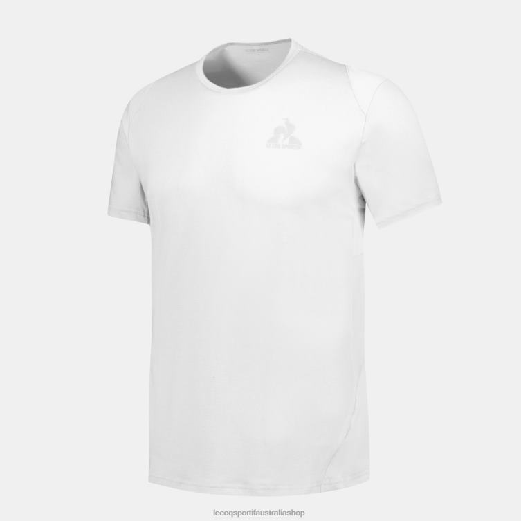Clothing HVDBF176 Men Le Coq Sportif Fashion T-Shirt White - Image 6