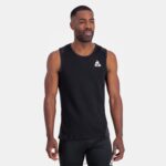 Clothing HVDBF177 Men Le Coq Sportif Vest Top Black