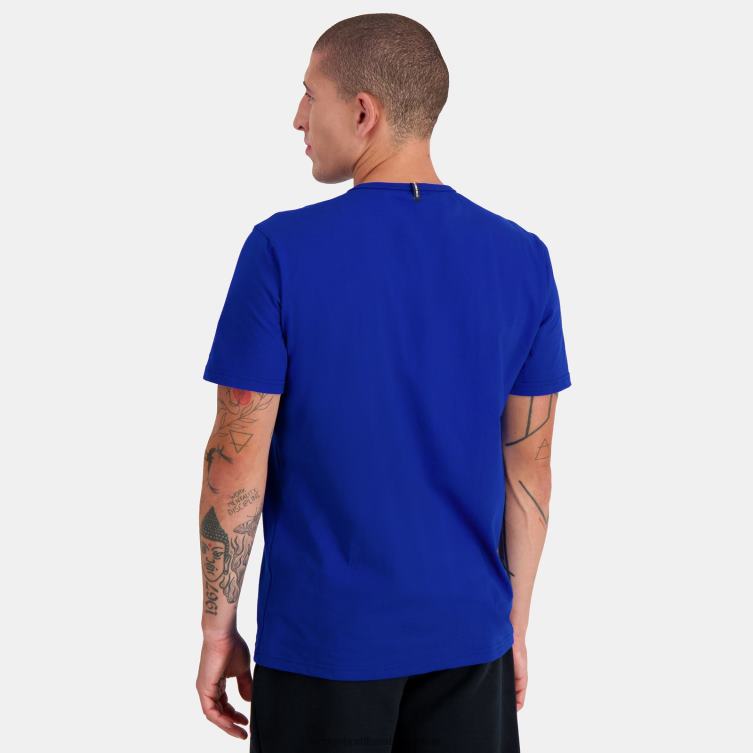 Clothing HVDBF178 Men Le Coq Sportif Fashion T-Shirt Blue - Image 4