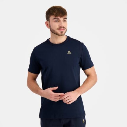 Clothing HVDBF183 Men Le Coq Sportif T-Shirt Blue