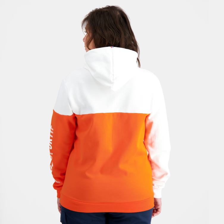 Clothing HVDBF18 Men Le Coq Sportif Hooded Sweatshirt Orange - Image 8