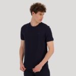 Clothing HVDBF193 Men Le Coq Sportif T-Shirt Blue