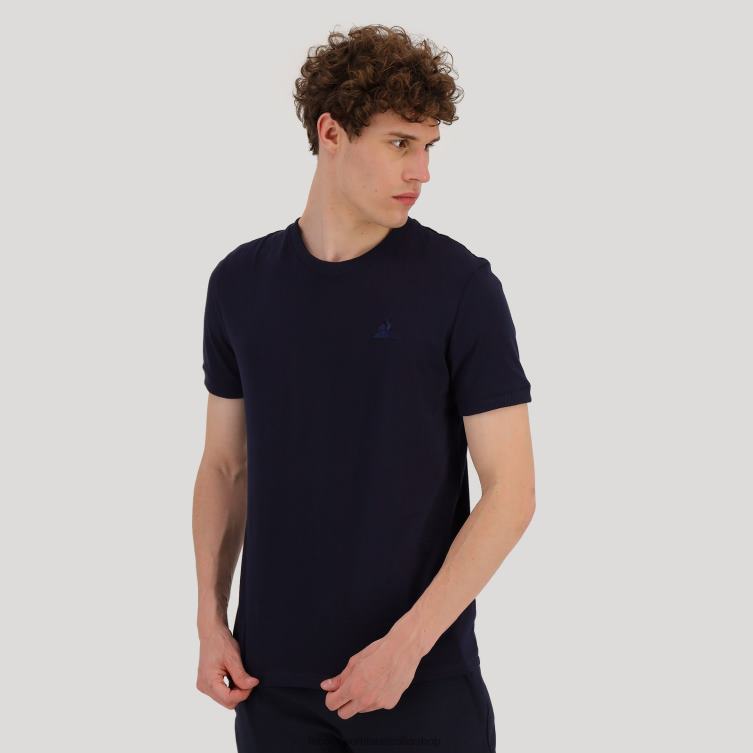 clothing_hvdbf193_men_le_coq_sportif_t_shirt_blue.jpg Clothing HVDBF193 Men Le Coq Sportif T-Shirt Blue - Image 1
