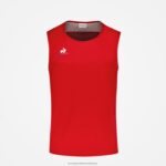 Clothing HVDBF196 Men Le Coq Sportif Vest Top Red - Image 2