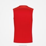 Clothing HVDBF196 Men Le Coq Sportif Vest Top Red - Image 3