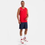 Clothing HVDBF196 Men Le Coq Sportif Vest Top Red - Image 5