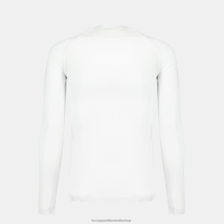 Clothing HVDBF197 Men Le Coq Sportif Long-Sleeve T-Shirt White - Image 3