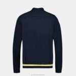 Clothing HVDBF19 Men Le Coq Sportif Zipped Sweatshirt Blue - Image 3