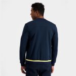 Clothing HVDBF19 Men Le Coq Sportif Zipped Sweatshirt Blue - Image 4