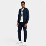 Clothing HVDBF19 Men Le Coq Sportif Zipped Sweatshirt Blue - Image 5