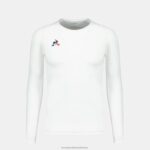 Clothing HVDBF200 Men Le Coq Sportif Long-Sleeve T-Shirt White - Image 2